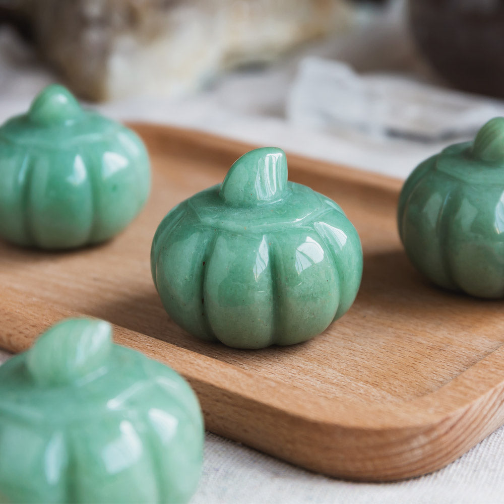 Reikistal Green Aventurine Pumpkin