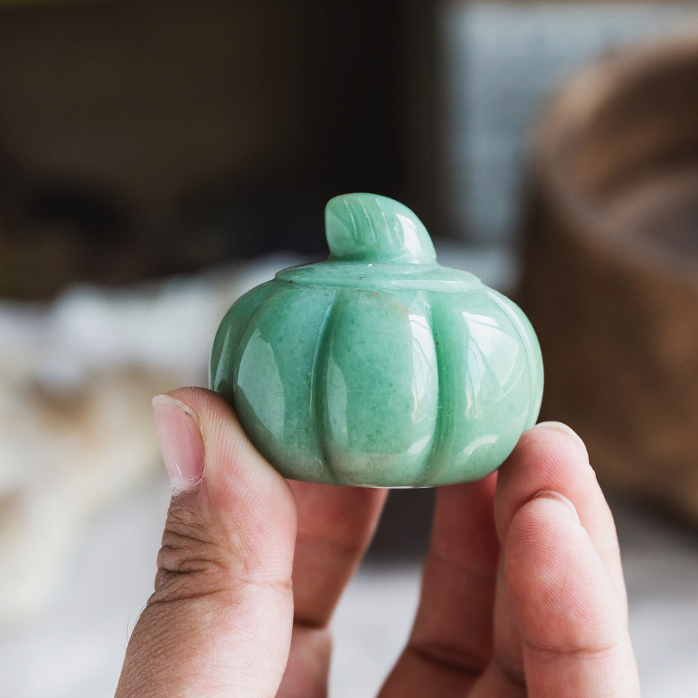 Reikistal Green Aventurine Pumpkin