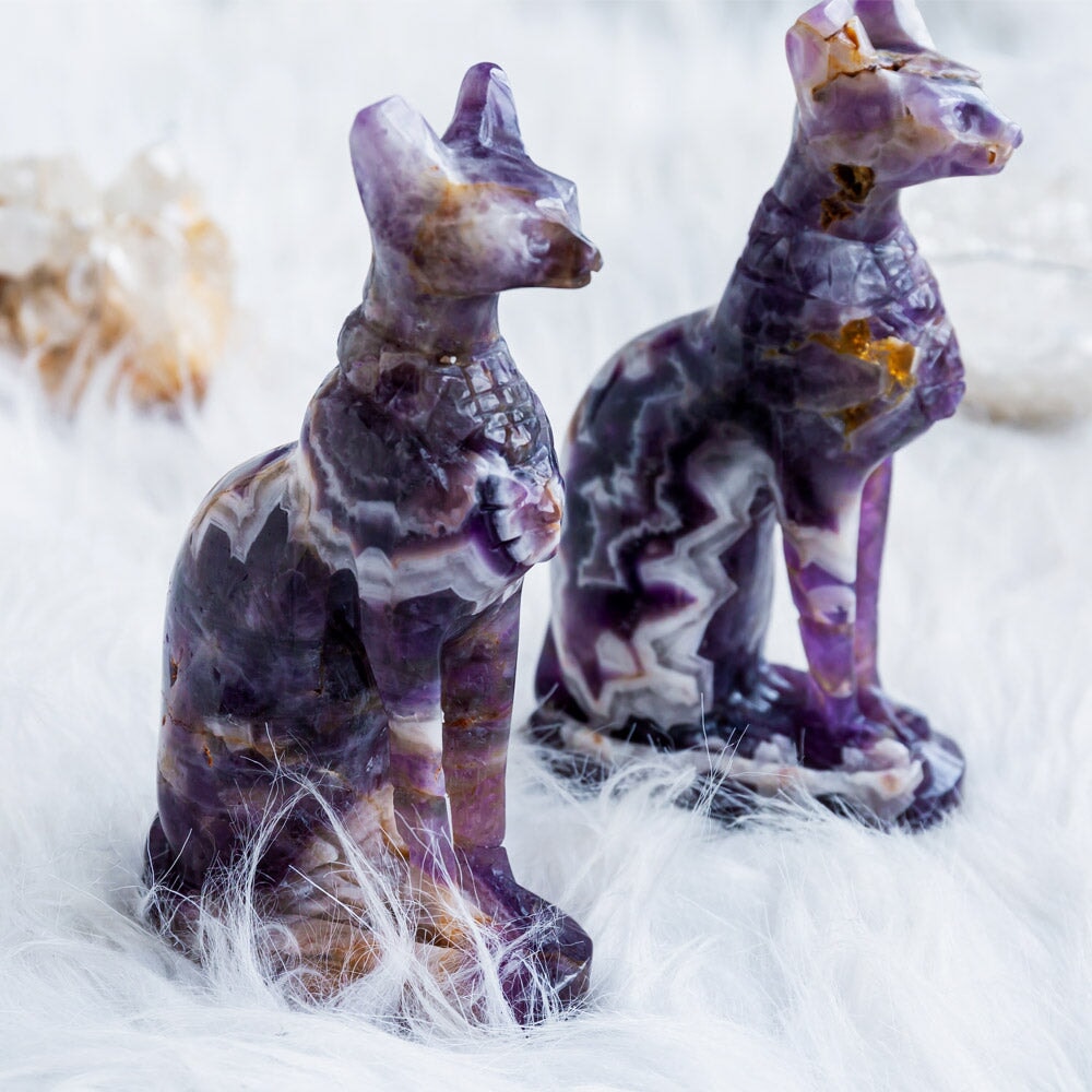 Reikistal Dream Amethyst Egypt Cat