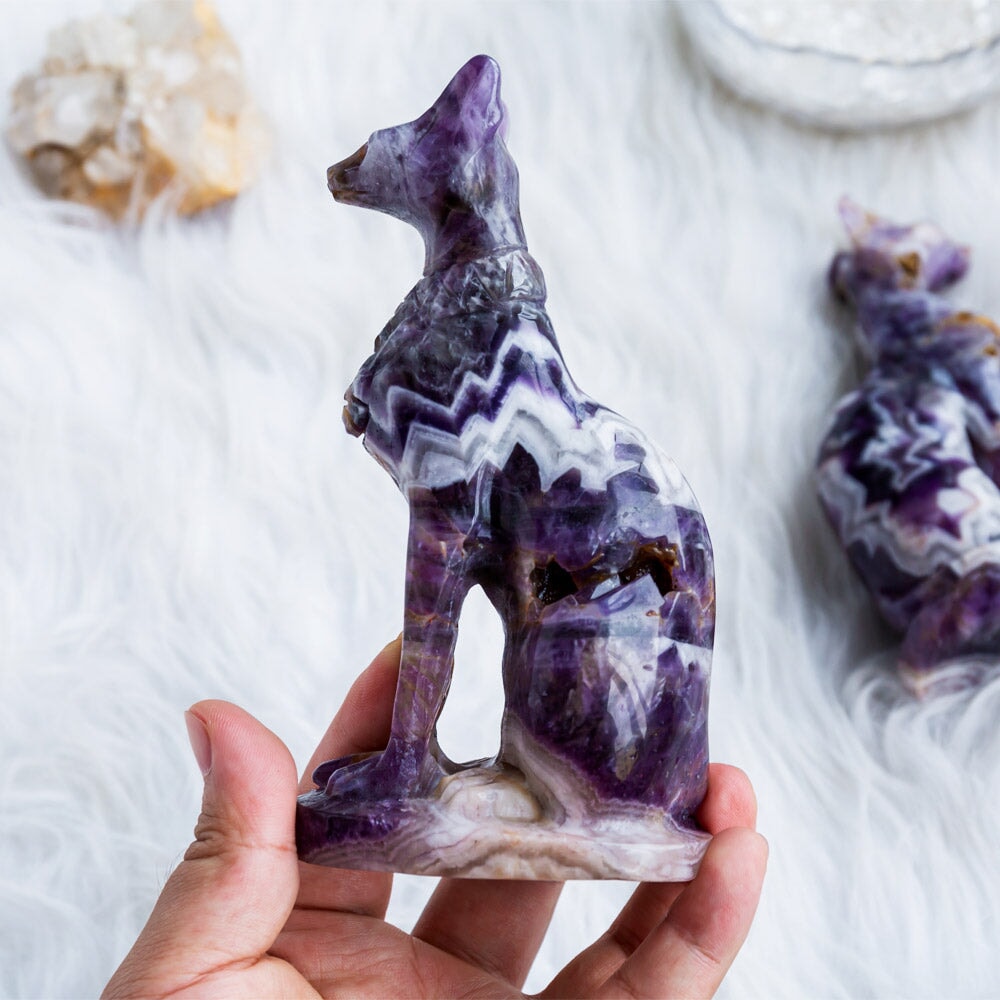 Reikistal Dream Amethyst Egypt Cat