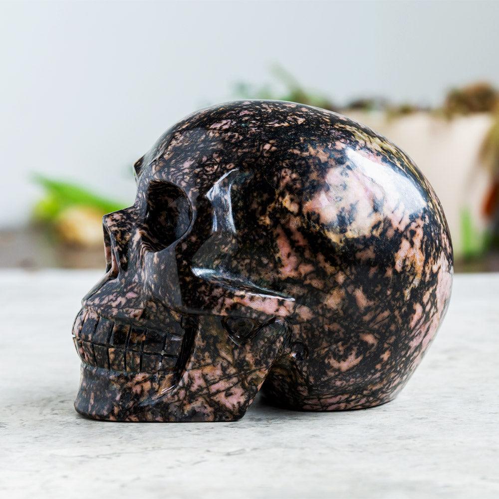 Rhodonite skulls - Reikilovecrystal
