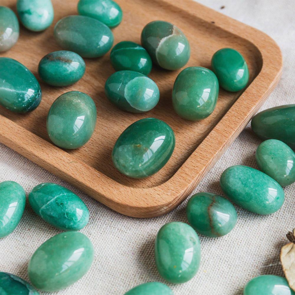 Reikistal Green Aventurine Tumbled  Stone