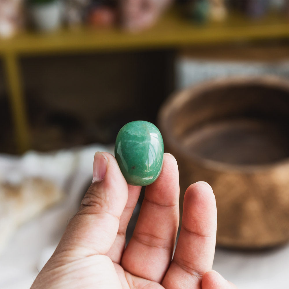 Reikistal Green Aventurine Tumbled  Stone