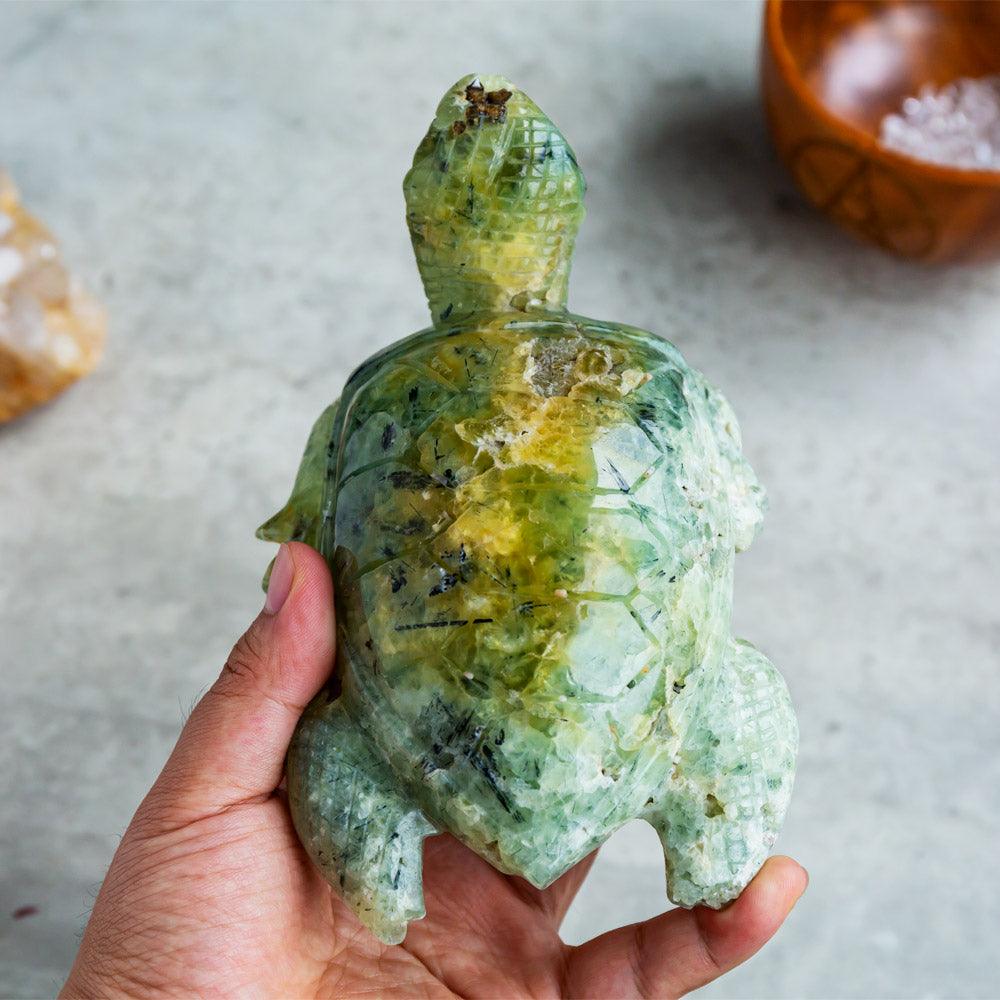 Prehnite turtles - Reikilovecrystal