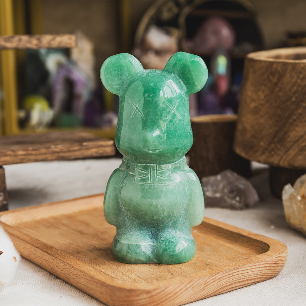 Reikistal Green Aventurine Gloomy Bear