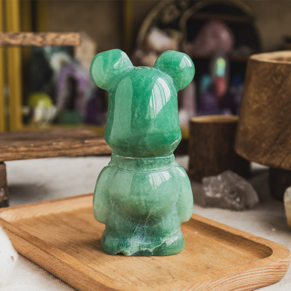 Reikistal Green Aventurine Gloomy Bear