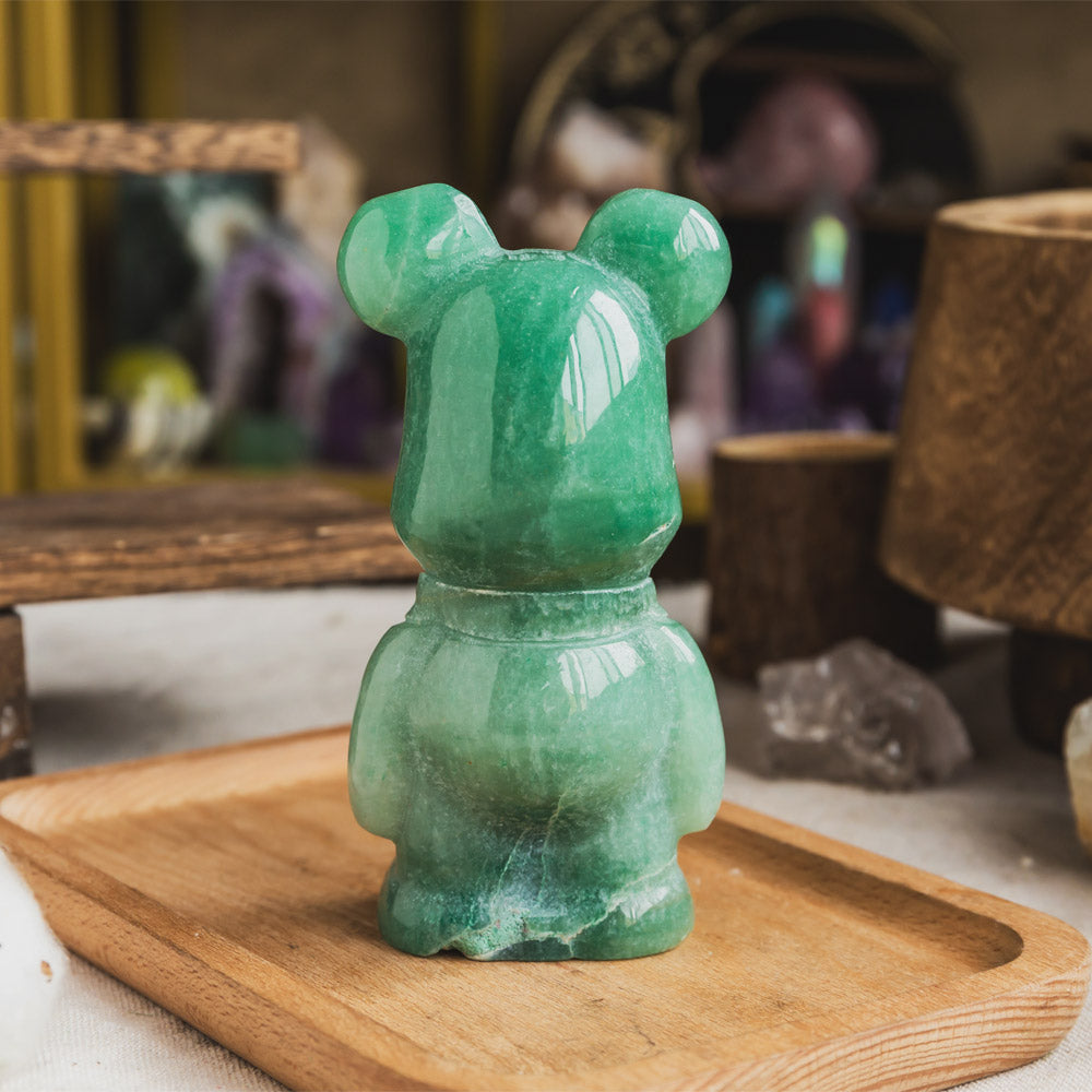 Reikistal Green Aventurine Gloomy Bear