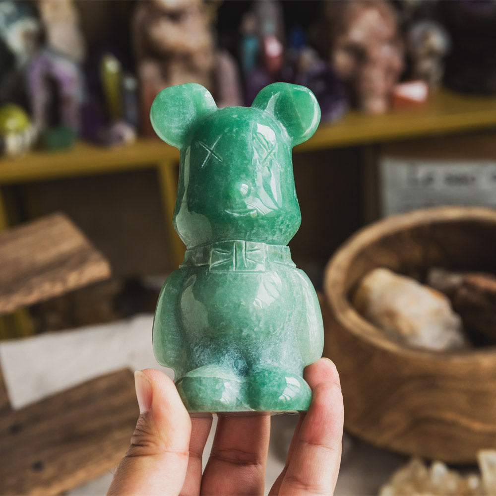 Reikistal Green Aventurine Gloomy Bear