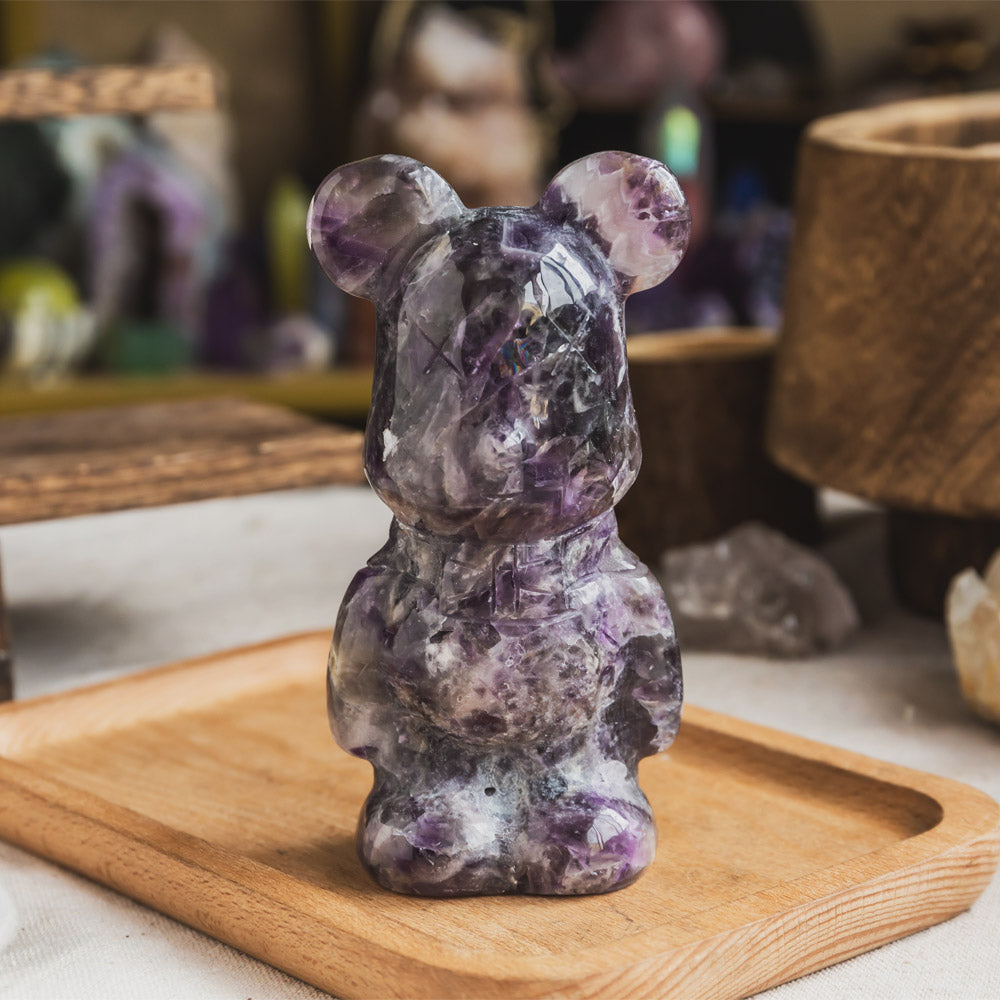 Reikistal Dream Amethyst Gloomy Bear