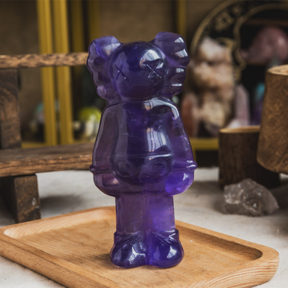 Reikistal Purple Fluorite Kaws