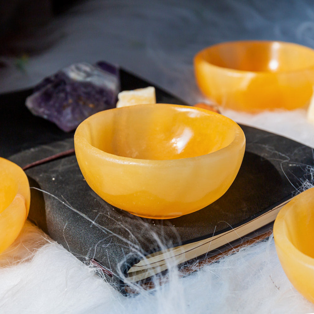 Reikistal Orange Calcite Small Cup