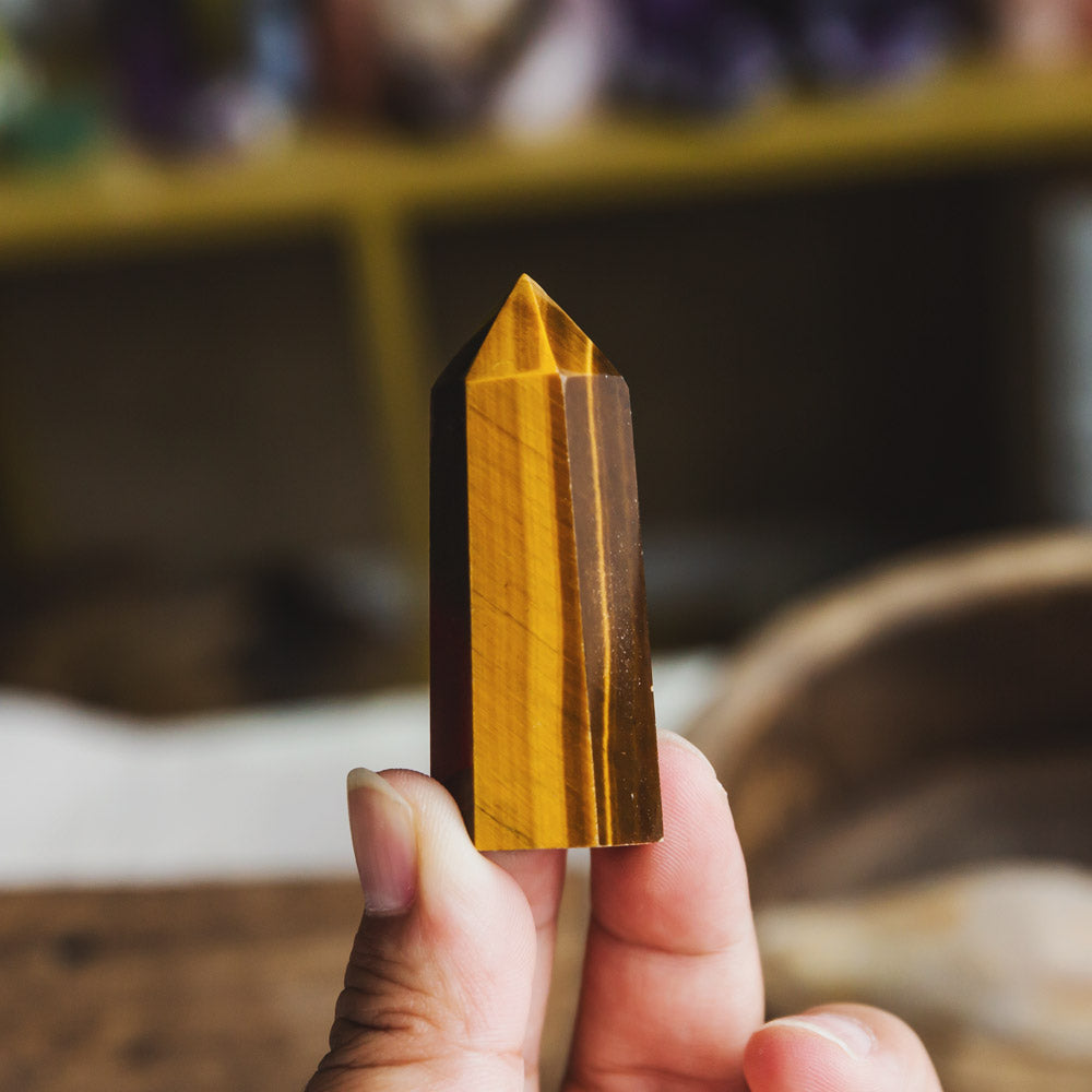 Reikistal 2" Tigers Eye Point