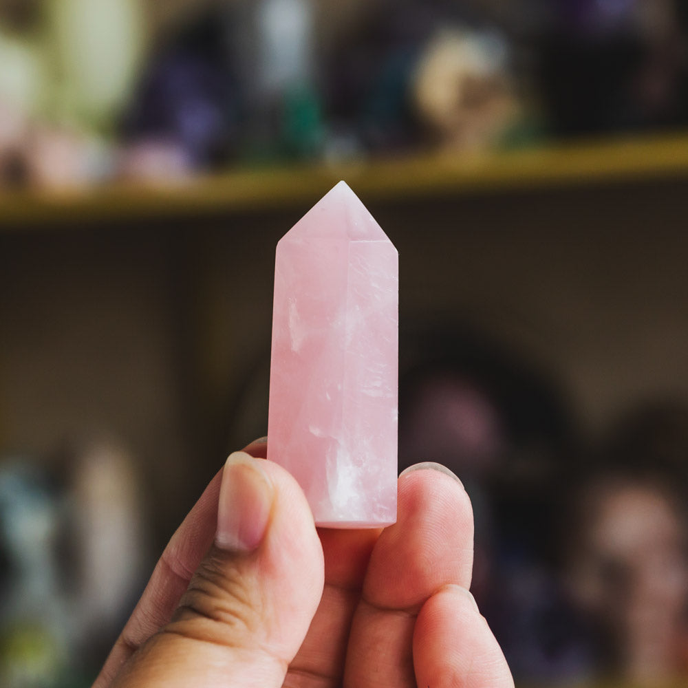 Reikistal 2" Rose Quartz Point