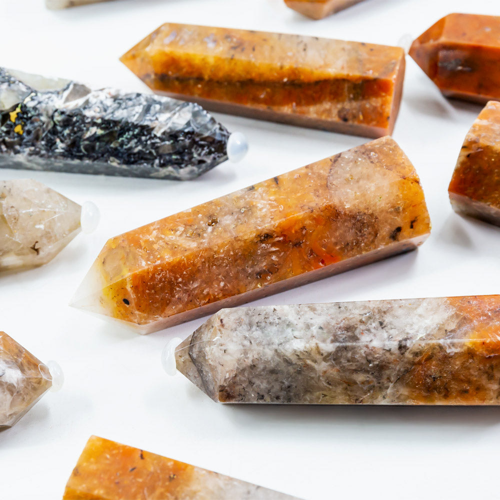 Reikistal Mosaic Quartz Point