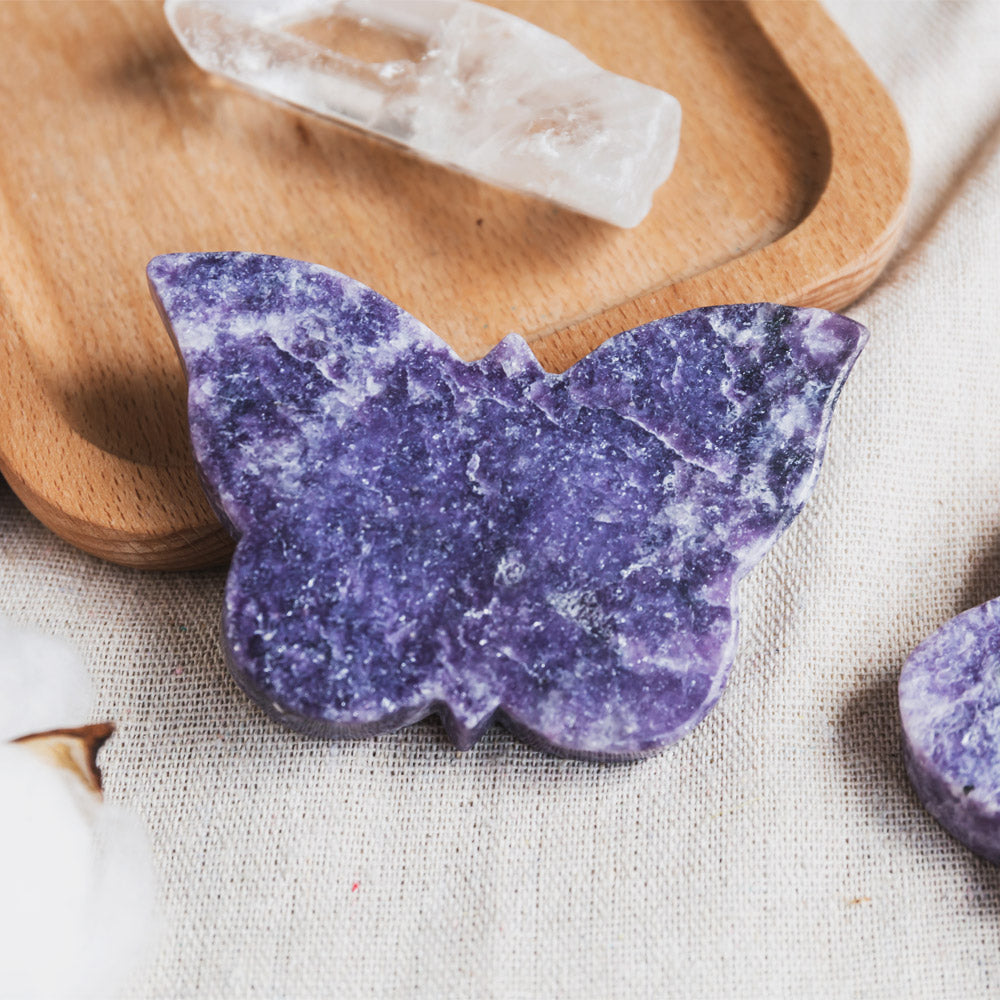 Reikistal Lepidolite Butterfly