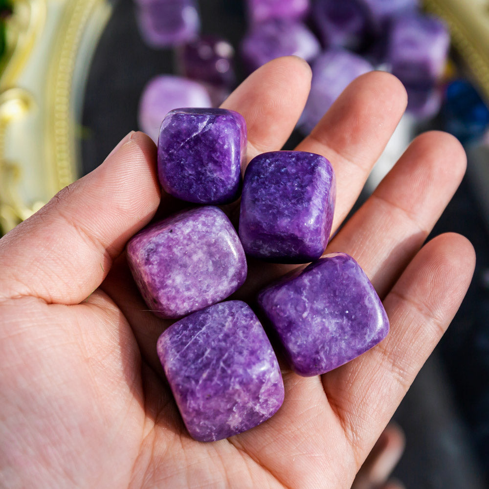 Reikistal Lepidolite Cube