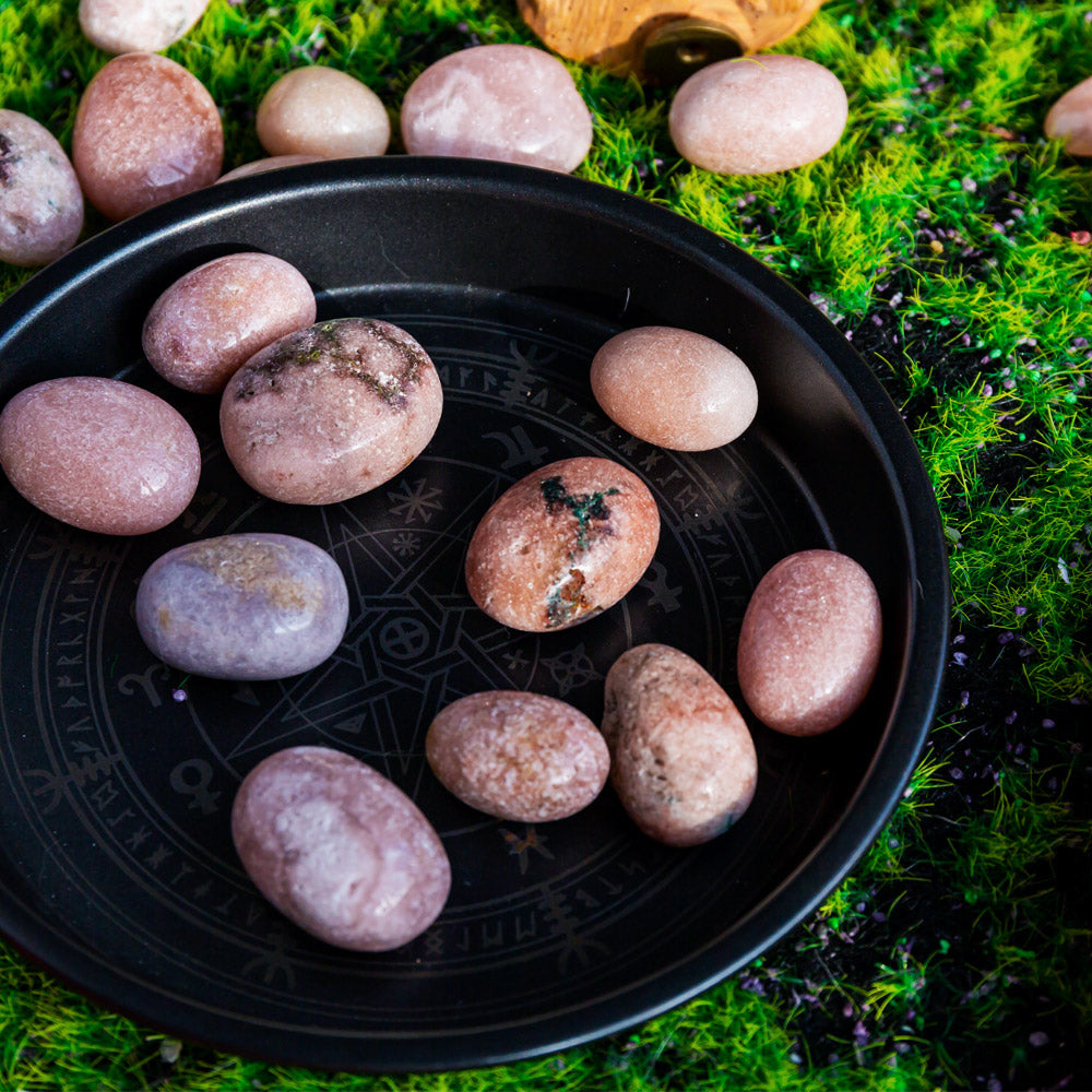 Reikistal Pink Amethyst Tumbled Stone