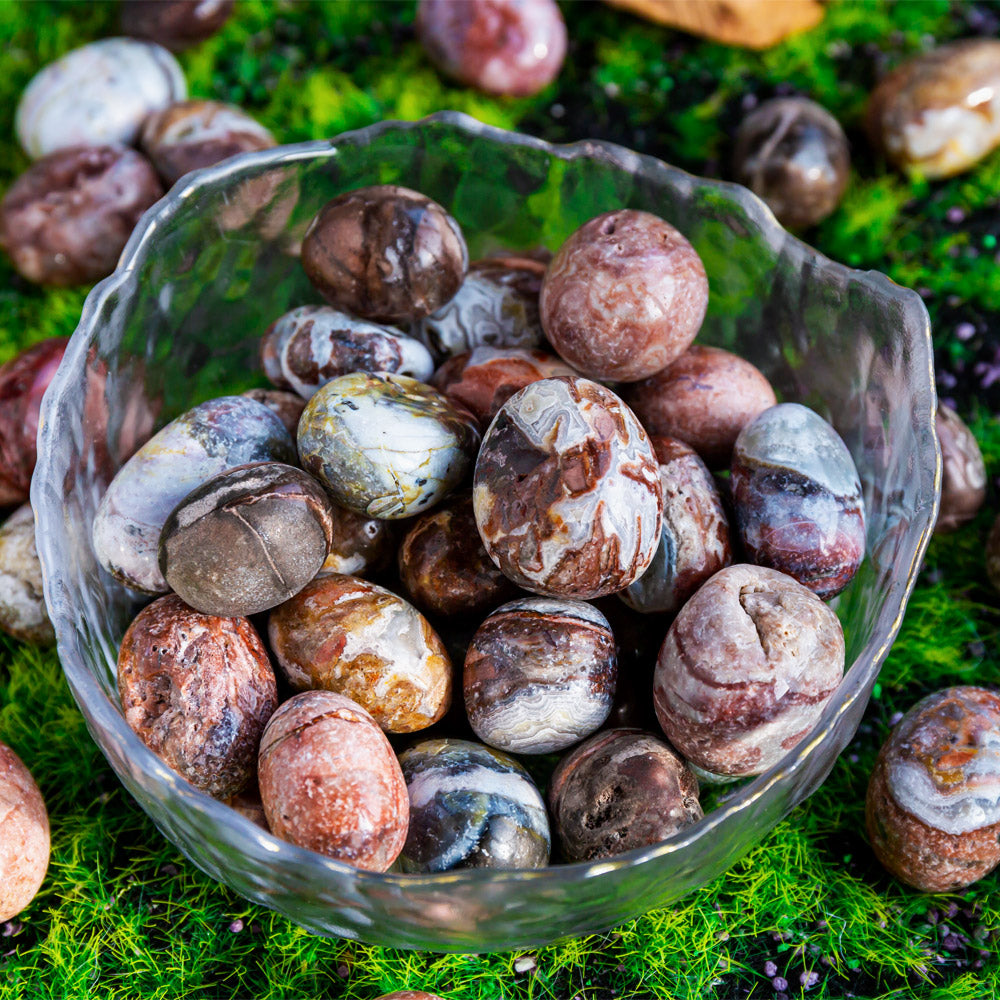 Reikistal Mexican Agate Tumbled Stone