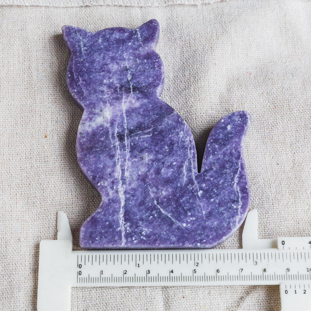 Reikistal Lepidolite Cat Slice