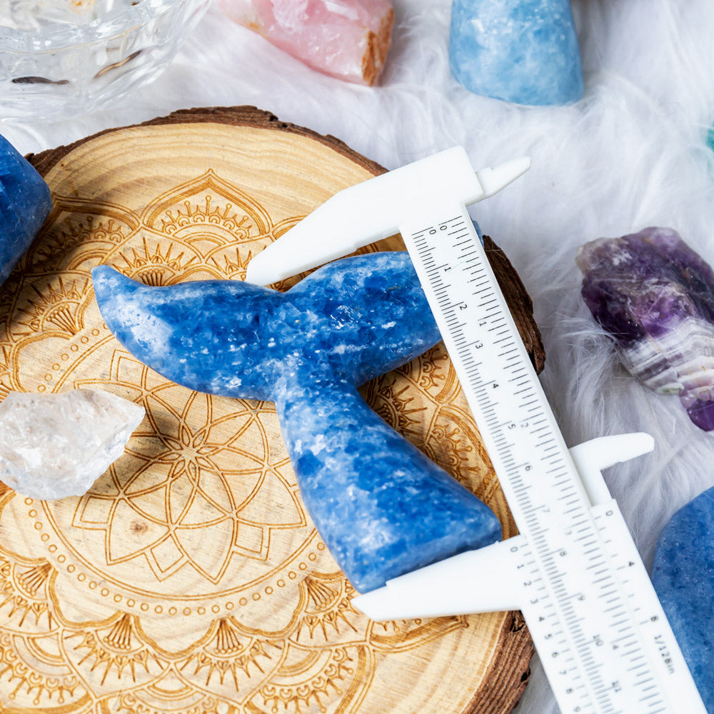 Reikistal Blue Calcite Fishtail