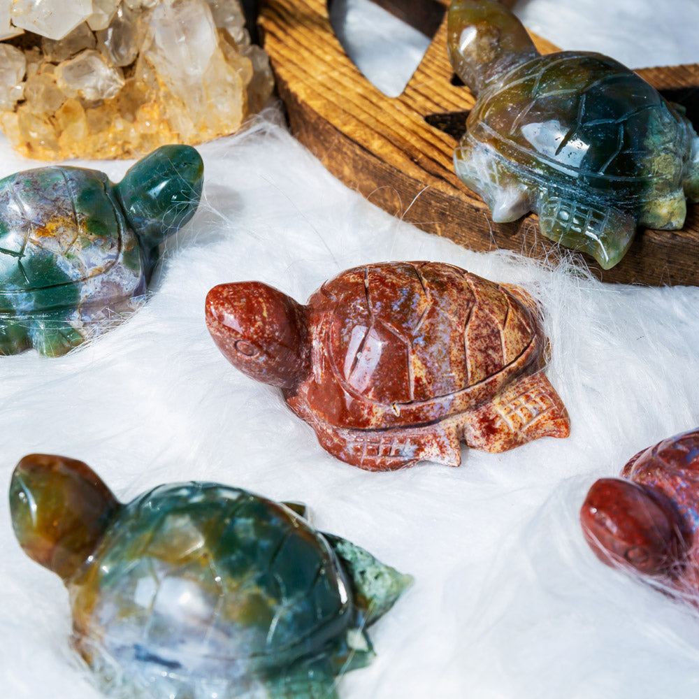 Reikistal Ocean Jasper Tortoise