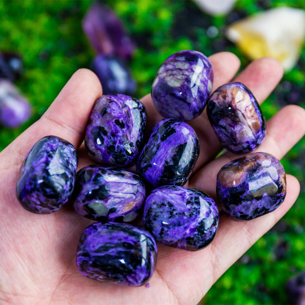 Reikistal Charoite Tumbled Stone