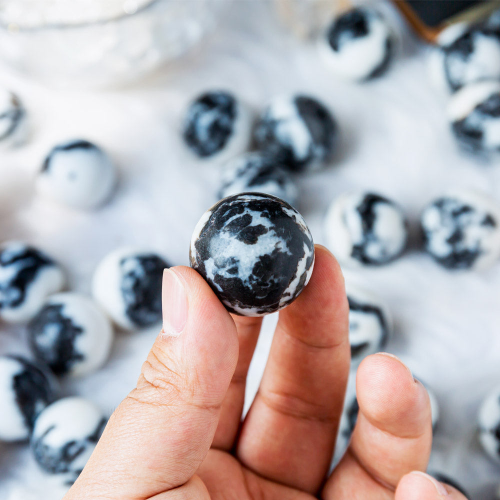 Reikistal Zebra Jasper Ball