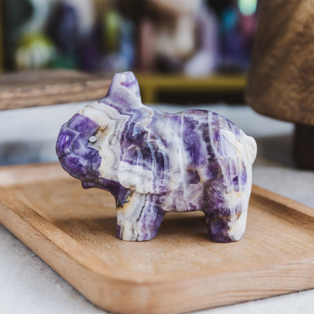 Reikistal Dream Amethyst Elephant