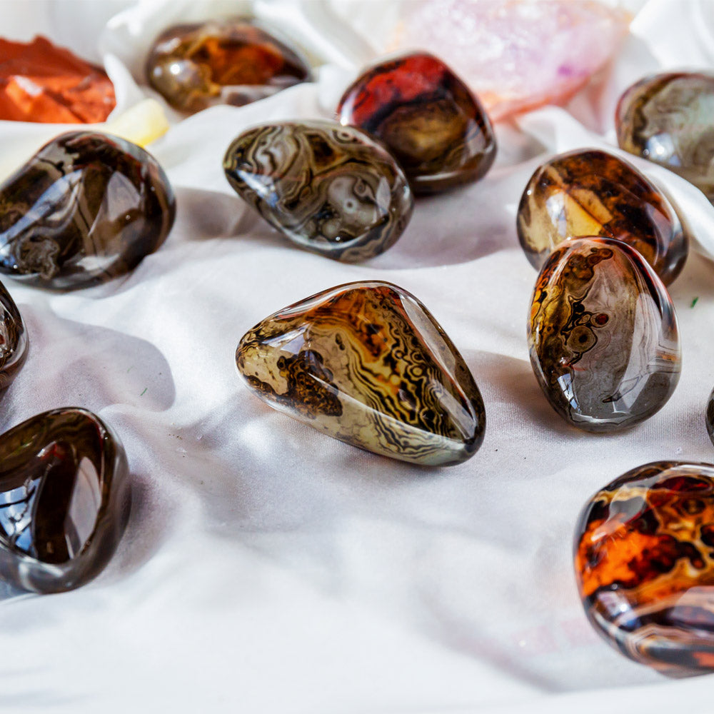 Reikistal Sardonyx Tumbled Stone