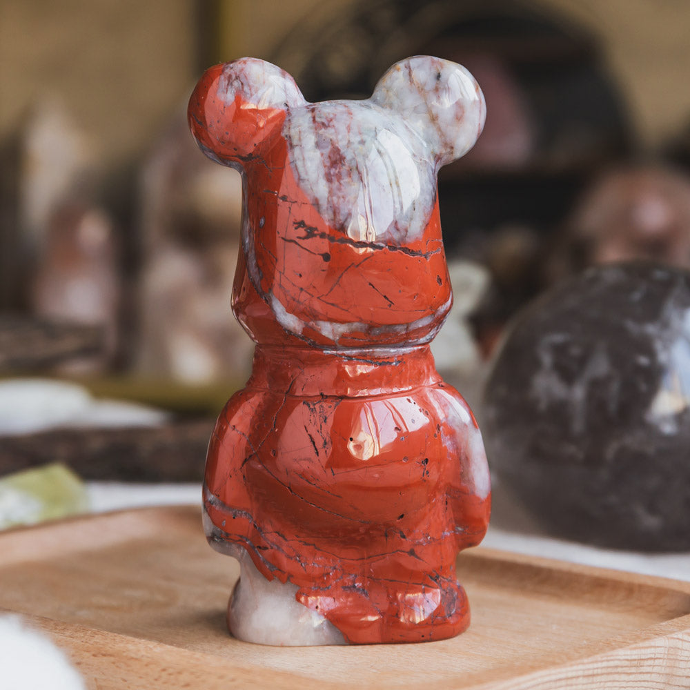 Reikistal Red Jasper Bear