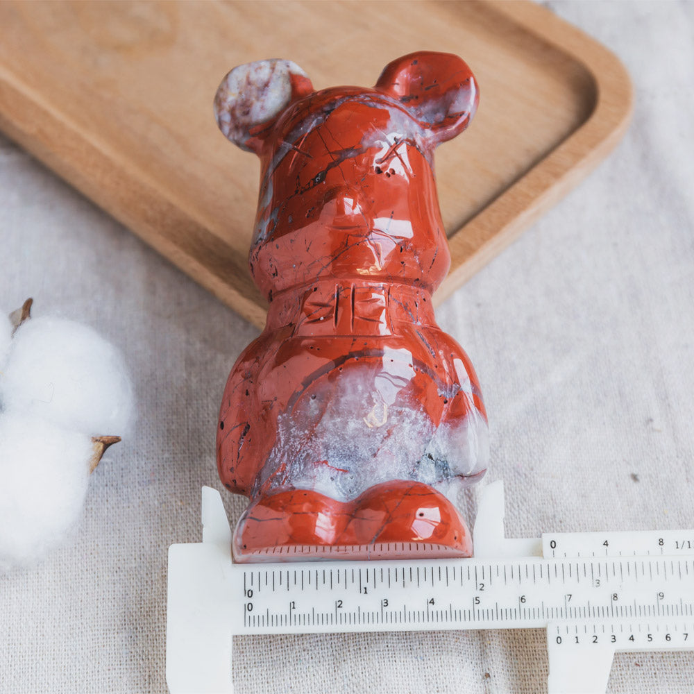 Reikistal Red Jasper Bear