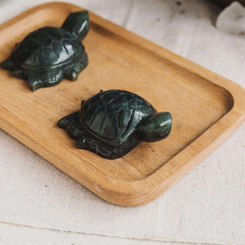 Reikistal Labradorite Turtle