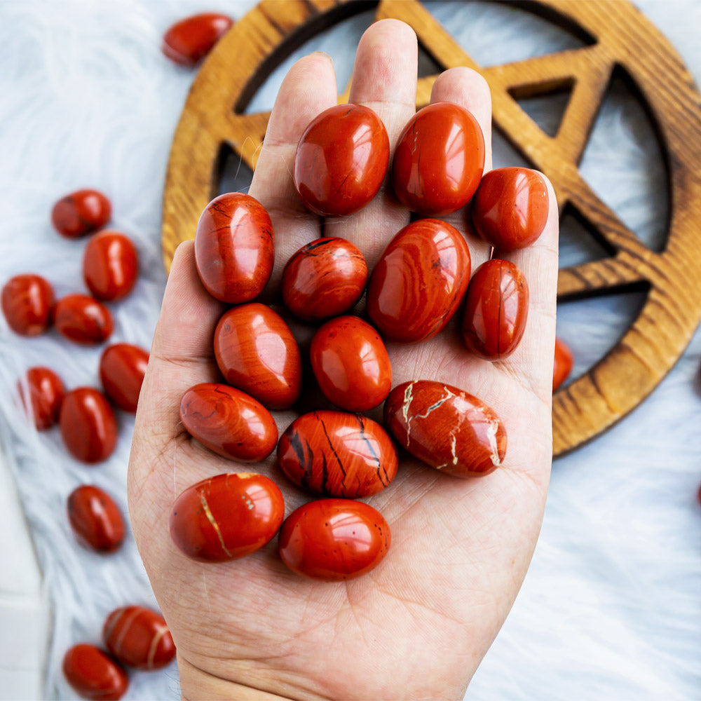 Reikistal Red Jasper Tumbled Stone