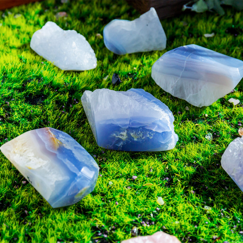 Reikistal Blue Lace Agate Free Form