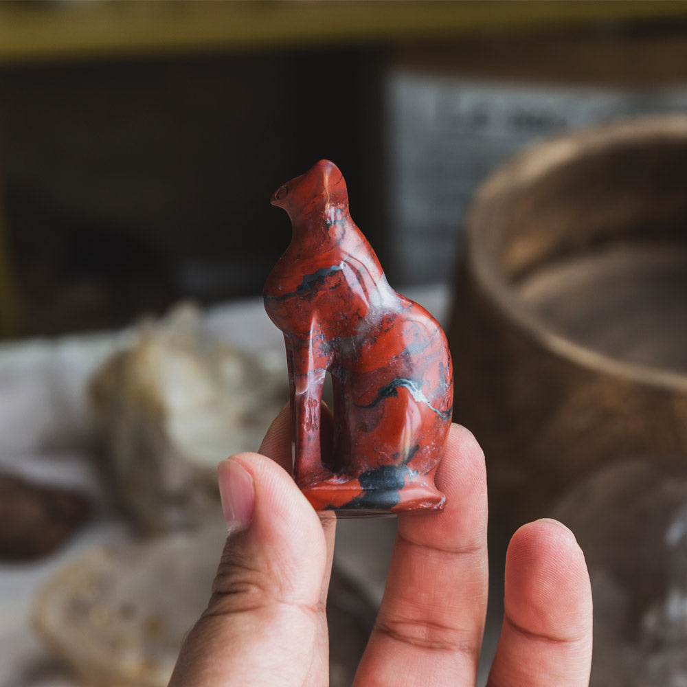 Reikistal Red Jasper Cat