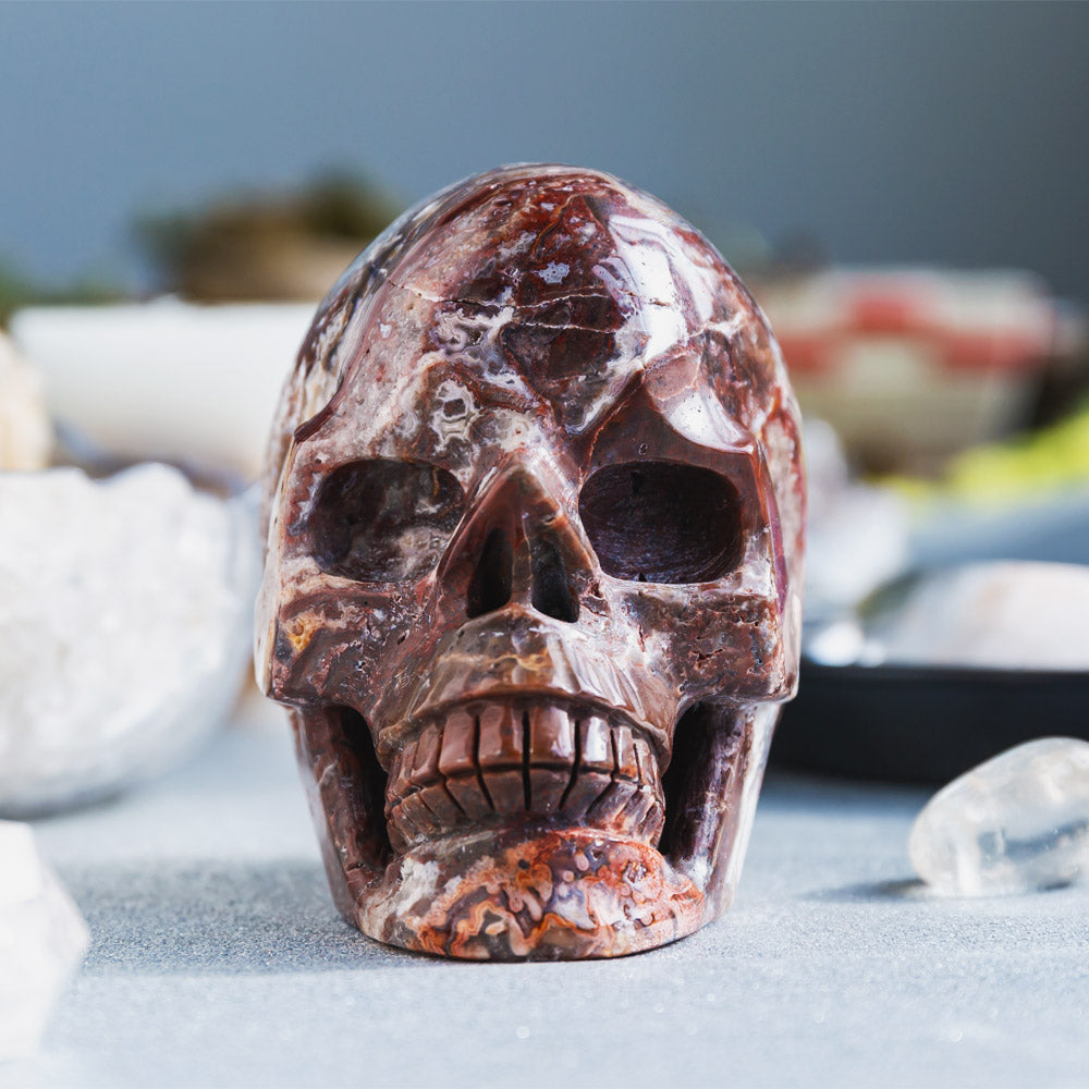 Reikistal Mexico Sardonyx Hollow Skull