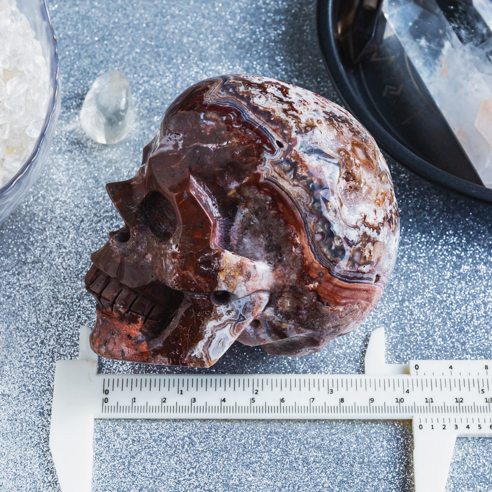 Reikistal Mexico Sardonyx Hollow Skull