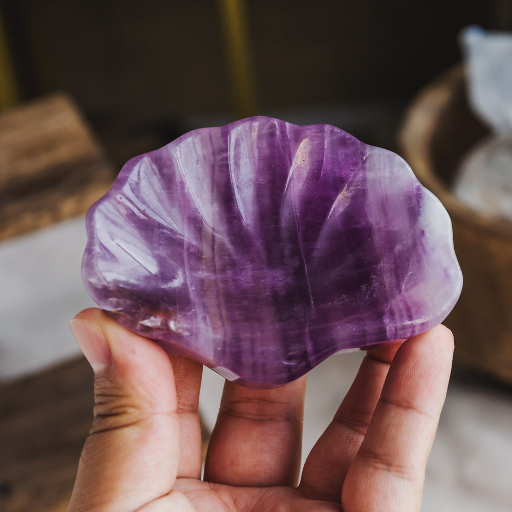 Reikistal Purple Fluorite Bowl/Cup