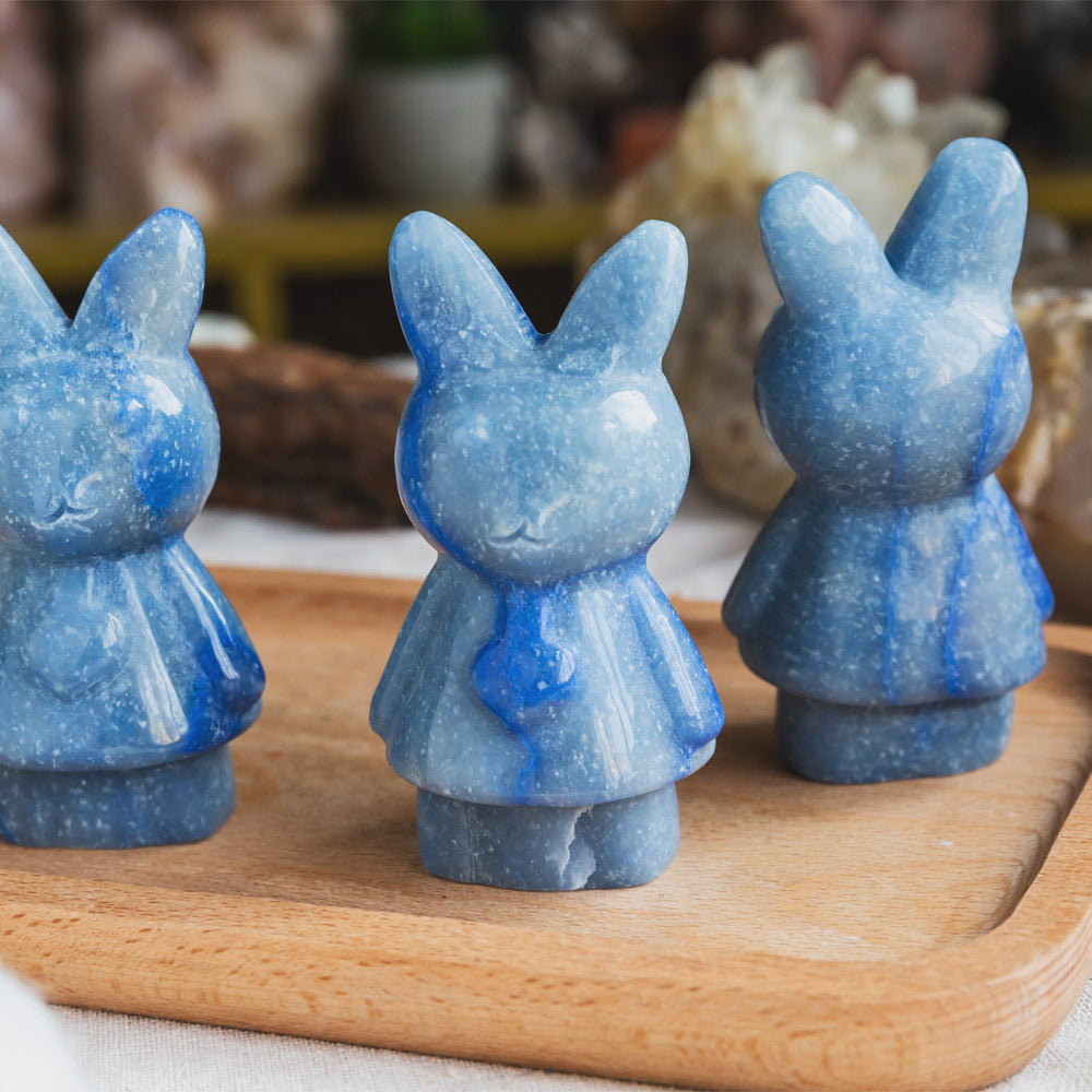 Reikistal Blue Aventurine Rabbit