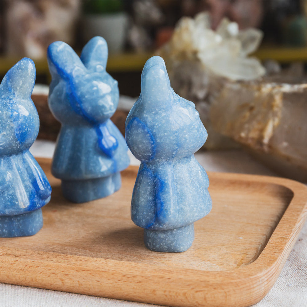 Reikistal Blue Aventurine Rabbit