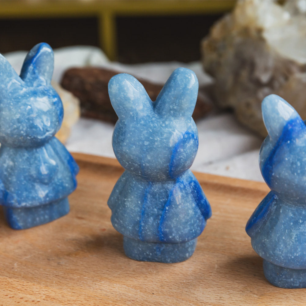 Reikistal Blue Aventurine Rabbit