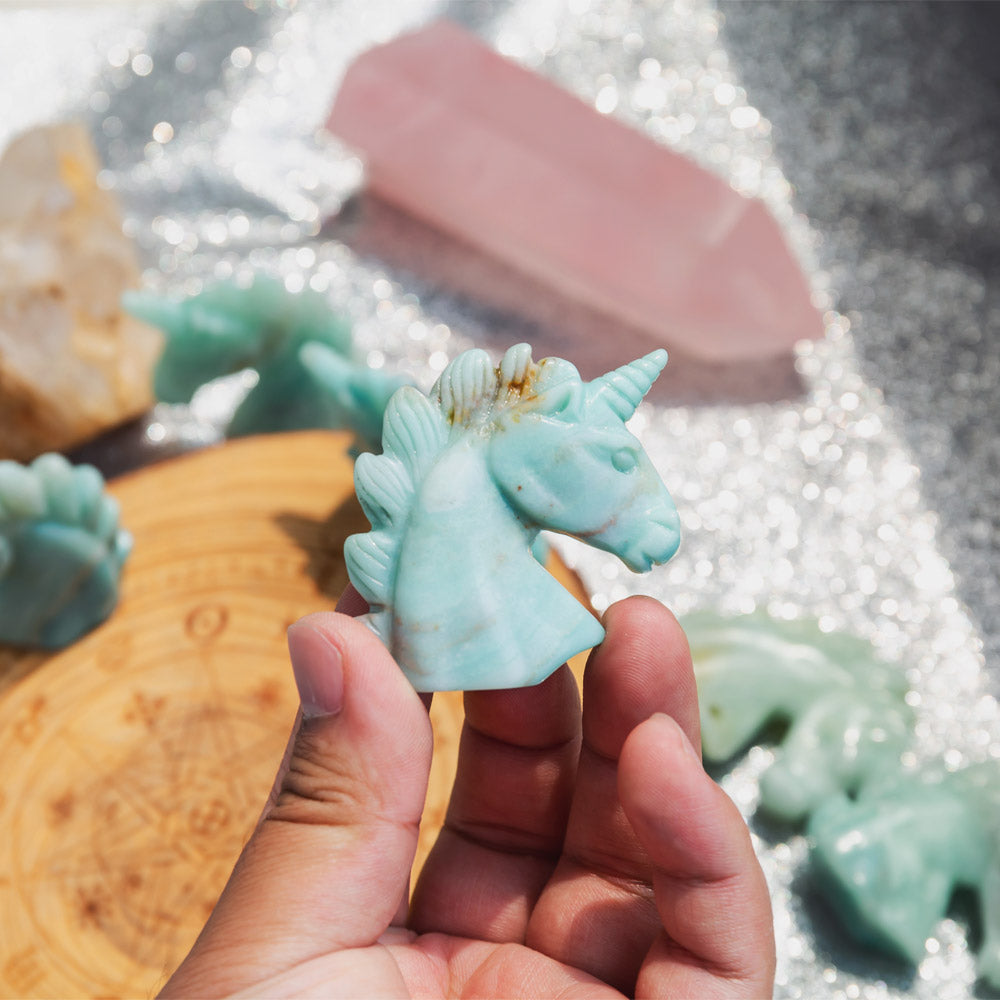 Reikistal Blue Sky Opal Unicorn