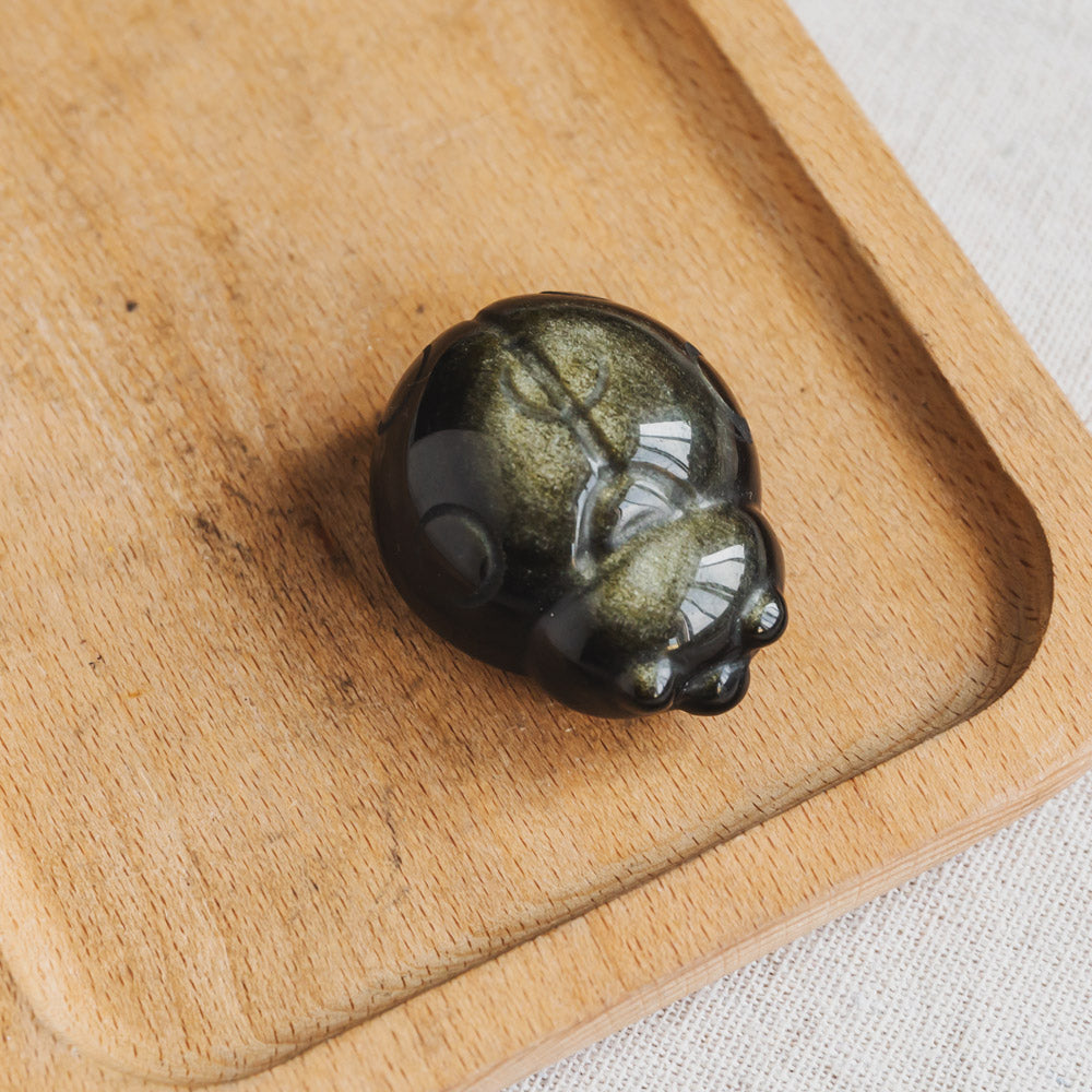 Reikistal Golden Sheen Obsidian Beetle