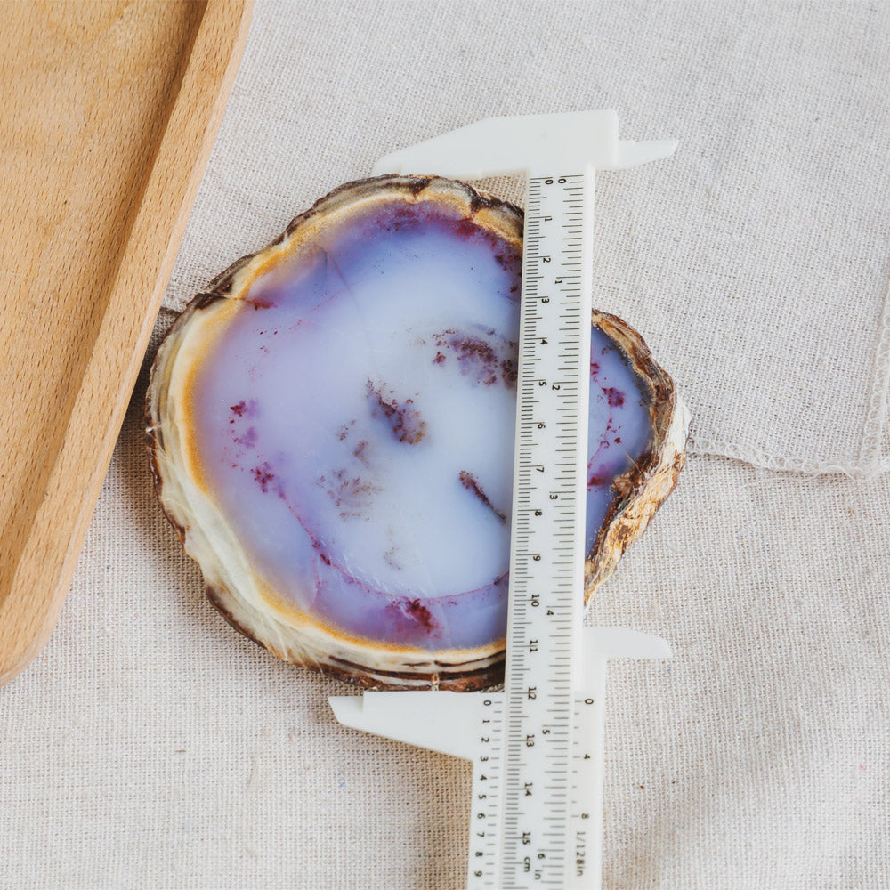 Reikistal Blue Chalcedony Slice