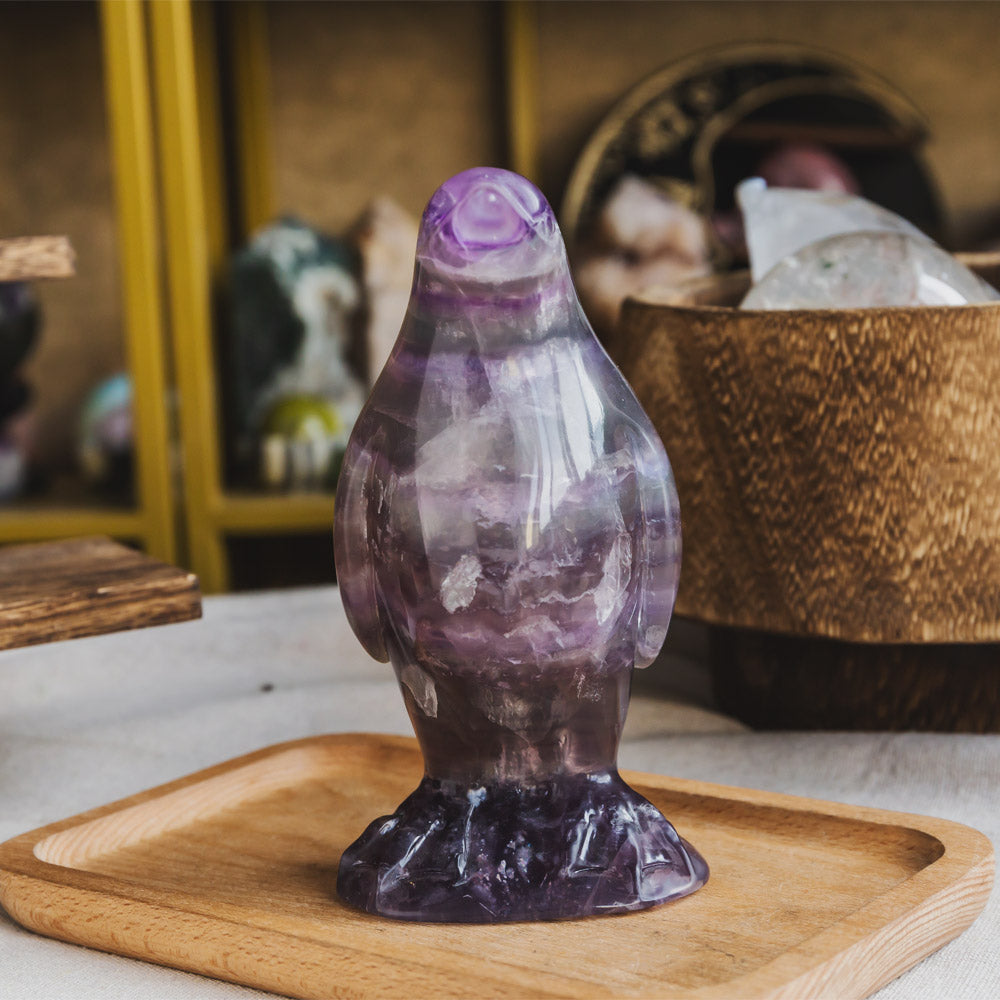 Reikistal Fluorite Penguin