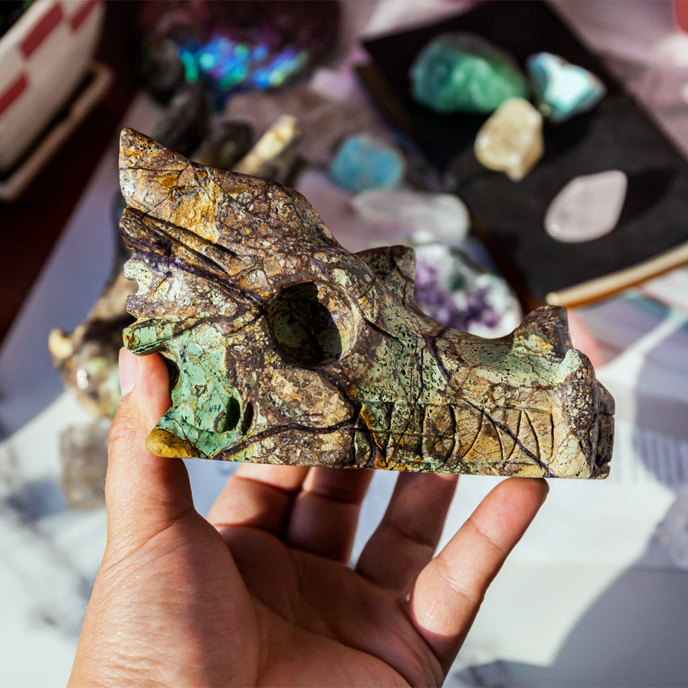 Reikistal Purple Breccia Dragon Head