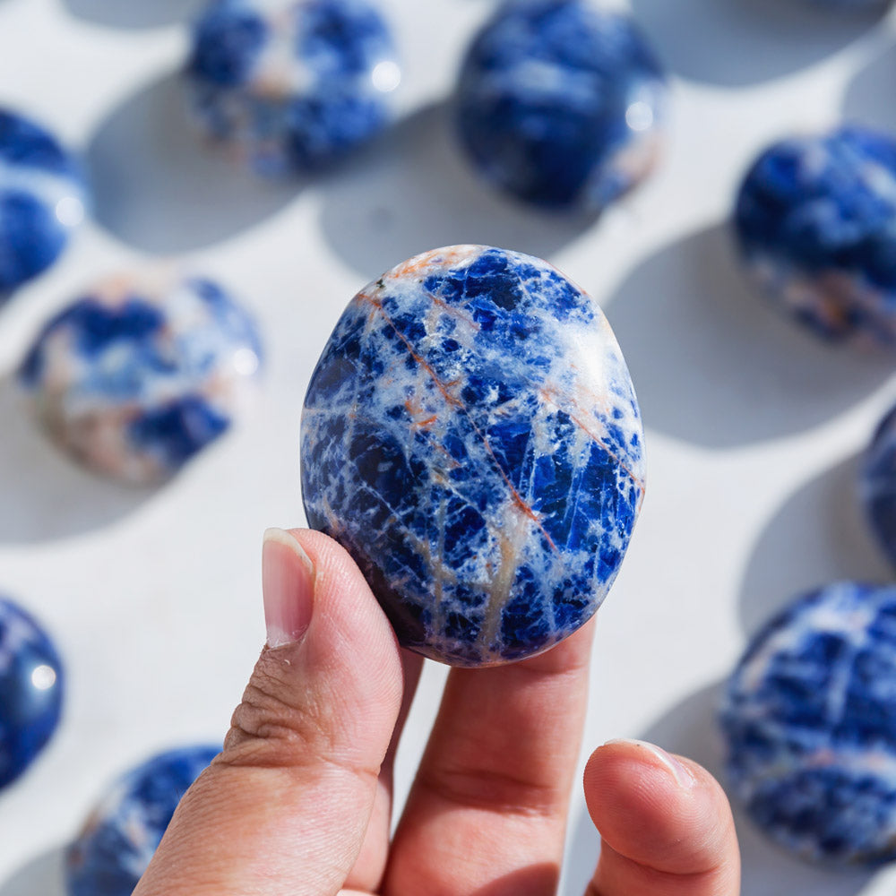 Reikistal Sodalite Palm Stone