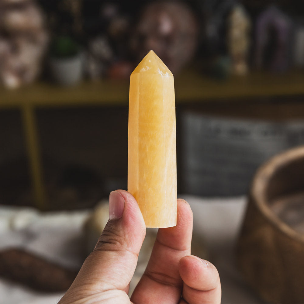 Reikistal Orange Calcite Point