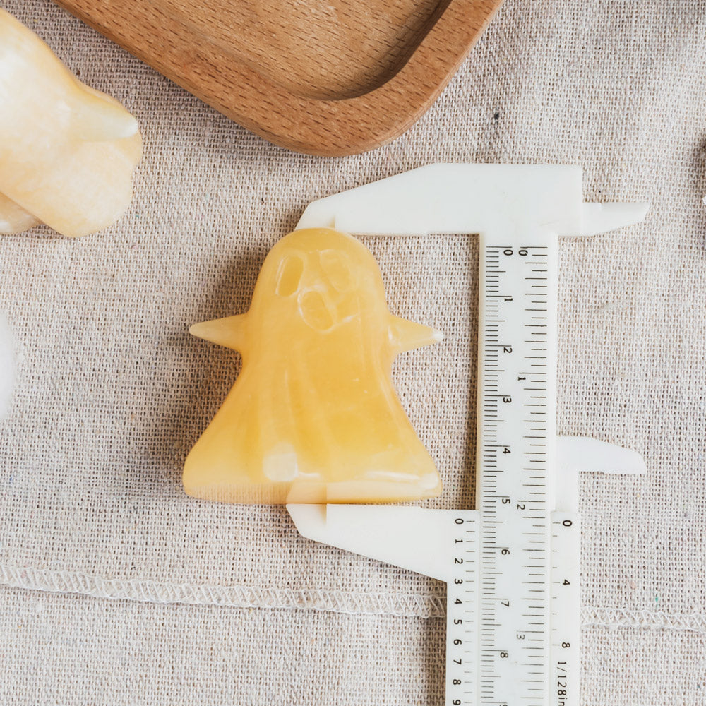 Reikistal Orange Calcite Ghost