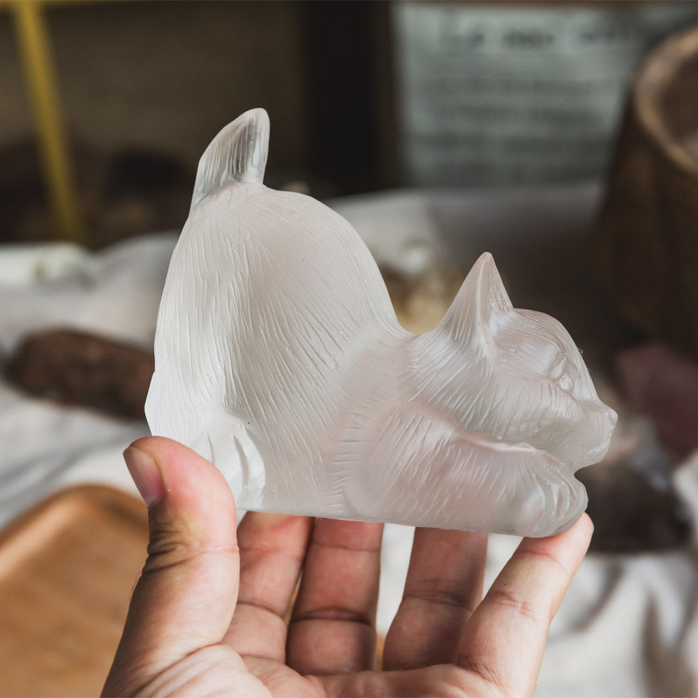Reikistal Smelting Quartz Cat